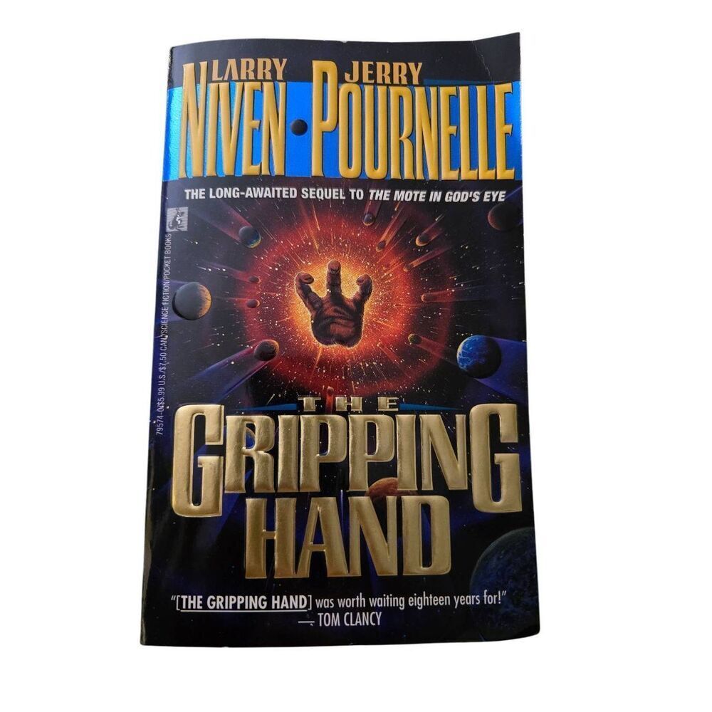 The gripping hand by Larry Niven - pocket books science fiction - isbn 067179574